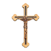 Crocifisso Monumentale in Ottone, 20 x 13 cm